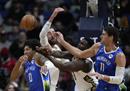 Nba雄鹿vs鹈鹕结果哥哥42分10板洛佩兹30分。雄鹿队击败了鹈鹕队。