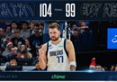 最新的NBA比赛独行侠104-99森林狼得到25分，9个篮板和10次助攻