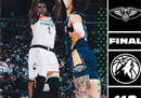 最新NBA比赛鹈鹕119-118森林狼锡安43分3篮板5助攻