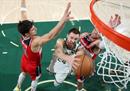 今日最新nba比赛奇才118-95雄鹿八村垒26分3篮板，库兹马10分13篮板11助攻。