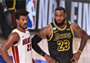 NBA常规赛湖人VS热火的预测与分析:詹姆斯之战存疑。
