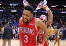 今日NBA战报鹈鹕119-108火箭麦科勒姆28分6助攻瓦兰丘纳斯16分17篮板。
