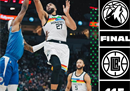 最新NBA比赛:森林狼128-115快船高伯特25分21篮板拉塞尔25分