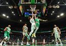 Nba绿军击败鹈鹕塔图姆杰伊布朗，拿下72分，赢得四连胜。