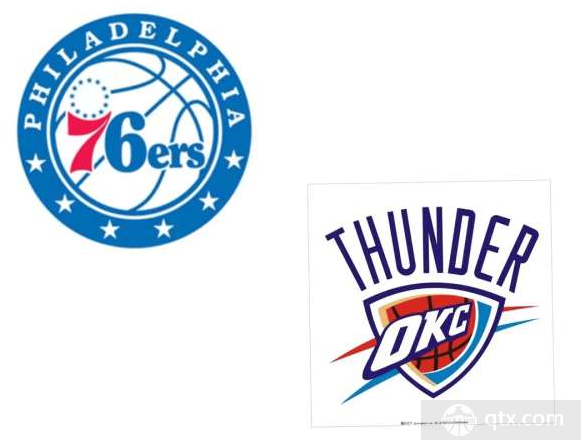 nba常规赛76人vs雷霆