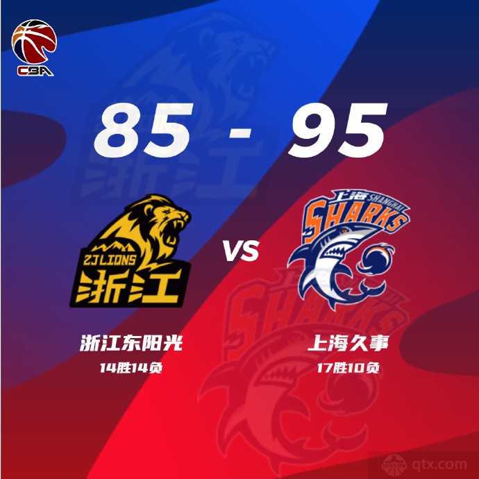 上海男篮95-85力克广厦男篮