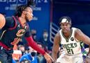 nba今日最新战况，骑士114-102雄鹿莫布里38分9篮板，加兰21分10助攻。