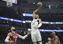 NBA最新比赛情况:雄鹿135-110。鹈鹕哥50分13板。雄鹿迎来四连胜。