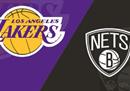 NBA常规赛湖人VS篮网的预测与分析:这两个队势均力敌。