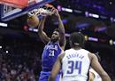 NBA最新一场:76人105-94魔术恩比德28分11篮板哈登26分9篮板10助攻。