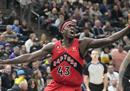 nba常规赛，爵士131-128猛龙马克卡宁28分13篮板，范弗里斯34分12板10助攻。