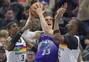 nba爵士118-143森林狼最新报道爱德华兹拿下31分7篮板8助攻塞克斯顿拿下22分。