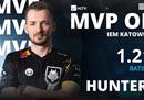 huNter-荣膺IEM卡托维兹2023 MVP奖章