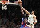 nba最新战报:凯尔特人127-109活塞塔图姆38分9篮板博洋28分。
