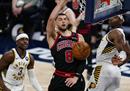 NBA步行者117-113最新报告公牛特纳17分9篮板，瑞文35分11篮板。
