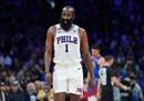 哈登职业生涯总得分超过艾弗森，位列NBA历史第26位。