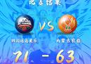 WCBA总决赛四川女篮71-63内蒙古女篮孟莉独得22分，帮助四川总比分1-1扳平。