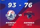 CBA联赛与日出的比赛客场76-93击败青岛王锐泽，29 9彼得森35 12