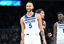 最新NBA比赛:森林狼136-115老鹰爱德华兹32分8篮板康利21分。