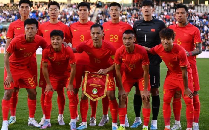 中国男足队员们