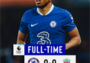 英超切尔西0-0利物浦詹姆斯哈弗茨进球无效，切尔西多次错失进球机会。