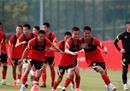 U17国足海外集训后已抵达北京。