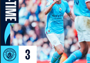 英超曼城3-1莱斯特城石头世界波哈兰德双环