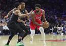 NBA 76人121-101篮网最新战报恩比德26分5篮板哈登23分13助攻。