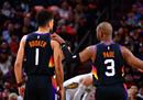 最新NBA比赛:孙123-109快船布克38分，伦纳德31分8篮板7助攻杜兰特25分。
