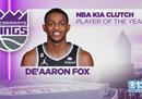 福克斯当选NBA年度关键球员，成为历史上第一个获奖者。