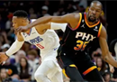 NBA季后赛最新报道快船100-112孙杜兰特31分11篮板37分。