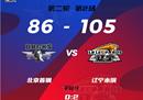 CBA季后赛辽宁男篮客场105-86北京男篮2-0晋级赵继伟33 8 9张振林积12分。