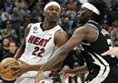 NBA今日报道热火119-114雄鹿巴特勒56分9篮板阿德巴约15分。