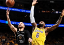 NBA季后赛最新情况:湖人G2不敌勇士。
