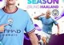 英超22-23赛季最佳球员:哈兰德当选英超赛季最佳球员。