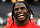NFL球星希尔挑战梅西:看看谁是最快的10号