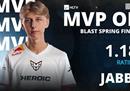 丹麦未来之光 jabbi荣膺BLAST春决MVP奖章
