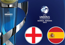 欧青赛最后一场对阵图表U21英格兰将对阵U21西班牙。