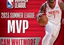 惠特莫尔当选NBA夏季联赛MVP。火箭输给骑士，无缘总冠军。