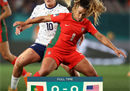美国女足0-0葡萄牙女足卡珀塔在补时阶段丢球。