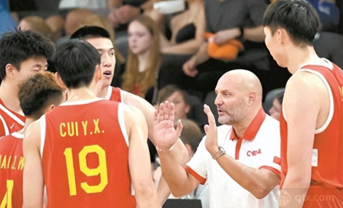 中国男篮队员们