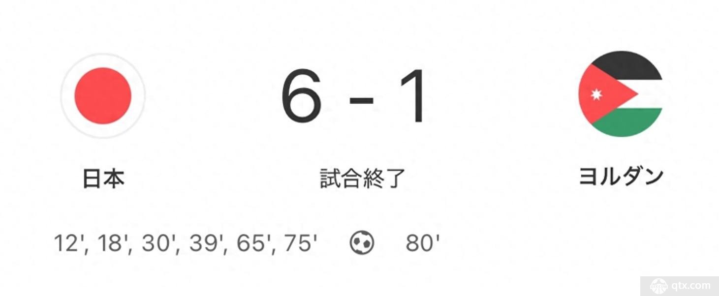 日本6-1约旦