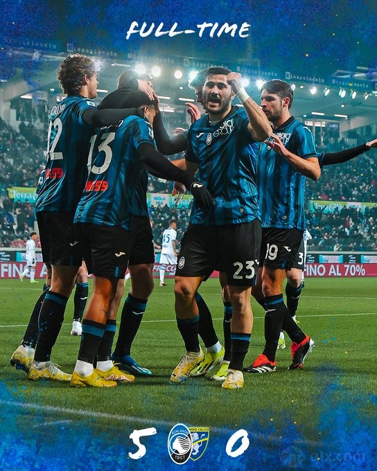 亚特兰大5-0弗罗西诺内
