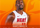 NBA周最佳球员出炉，马克卡宁和阿德巴约当选。