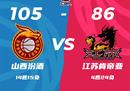 CBA联赛战况山西男篮105-86江苏男篮袁帅21分施韦德18中10 14