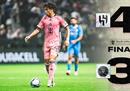 利雅得新月4-3迈阿密国际梅西2024年的第一个进球