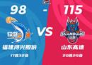 CBA联赛战况福建男篮98-115山东男篮 沙约克25 7陈培东23分