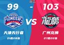 CBA联赛战报天津男篮99-103广州男篮 崔永熙23 9祝铭震17分