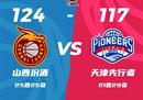 CBA联赛最新战况山西男篮124-117天津男篮 张宁39 8詹姆斯空砍29 22 10