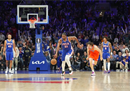 NBA常规赛76人105-109逆转雷霆 恩比德复出24 6霍姆格伦22 7